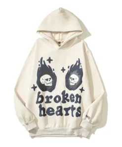 Broken Planet Broken Heart Hoodie White