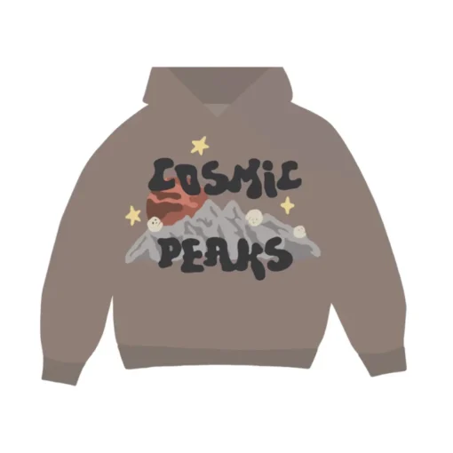 Broken Planet Cosmic Peaks Hoodie Cinder Brown