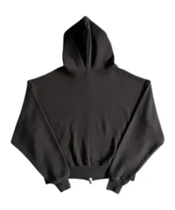 Broken Planet Double Zip Up Hoodie Black