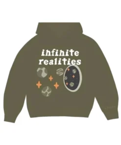 Broken Planet Infinite Realities Hoodie Olive Green