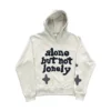 Broken Planet Market Alone But Not Lonely Hoodie White