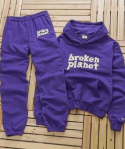 Broken Planet Purple Tracksuit