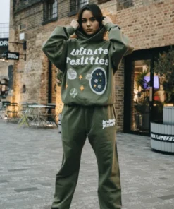 Broken Planet Tracksuit Olive Green