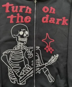 BROKEN DARK HOURS ZIP UP HOODIE