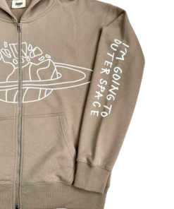 BROKEN PLANET SPACE ZIP UP HOODIE