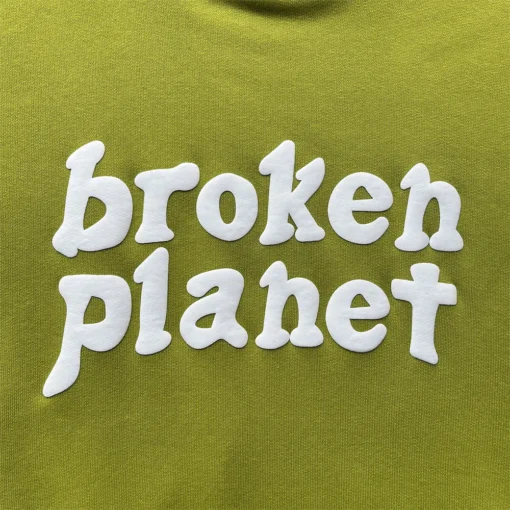 BROKEN PLANET YELLOW HOODIE