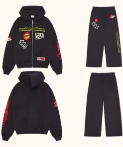 Broken Planet Hip Hop Cartoon Tracksuit