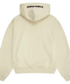 Broken Planet Zip Up White Hoodie