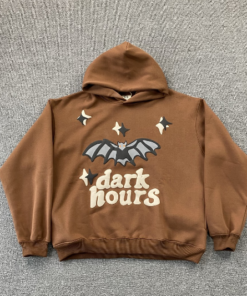 Dark Hours Brown Hoodie