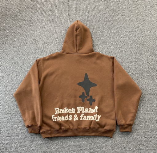 Dark Hours Brown Hoodie