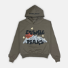 OLIVE GREEN COSMIC PEAKS HOODIE