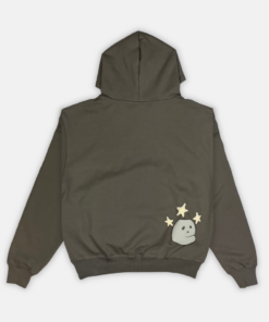 OLIVE GREEN COSMIC PEAKS HOODIE